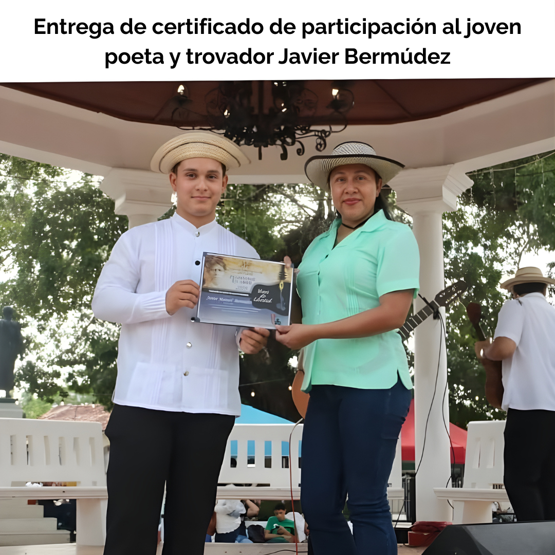 Representación artística del Festival Internacional de Poesía Penonomé en Abril 2025, apoyado por la tecnología y streaming de UDELLPA en Panamá.